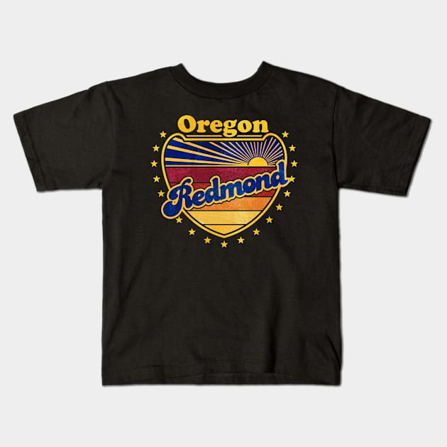 Redmond Oregon Kids T-Shirt by Jennifer